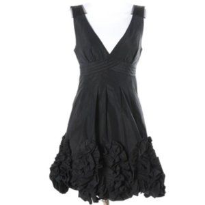 EUC BCBG Max Azria Black Cocktail Dress Sz 6